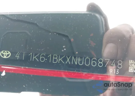 2022 Toyota Camry Xse Awd z USA, uszkodzony, nr VIN 4T1K61BKXNU068748